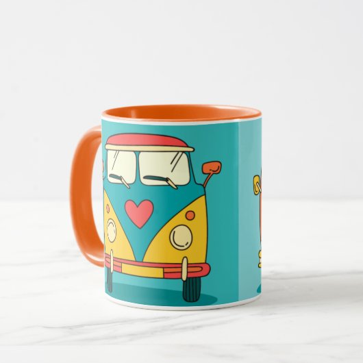 Retro Vans Tasse (Vorderseite Links)