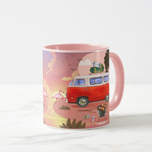 Retro Vans Tasse (VorderseiteRechts)