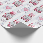 Retro Vans Wrapping Paper Geschenkpapier (Ecke)