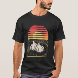 Retro-Vaporwave-Knoblauch für Knoblauchexperten Ch T-Shirt