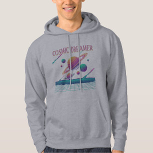 Retro-Vaporwave-Planeten-Synthwave Hoodie