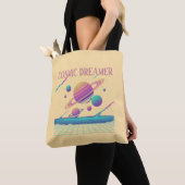 Retro Vaporwave Planeten Synthwave Tasche (Von Nahem)