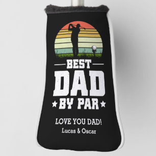 Retro Väter Day Best Vater Par Golf Headcover
