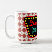 Retro Vater-Diner-Kaffee-Tasse Kaffeetasse (Links)