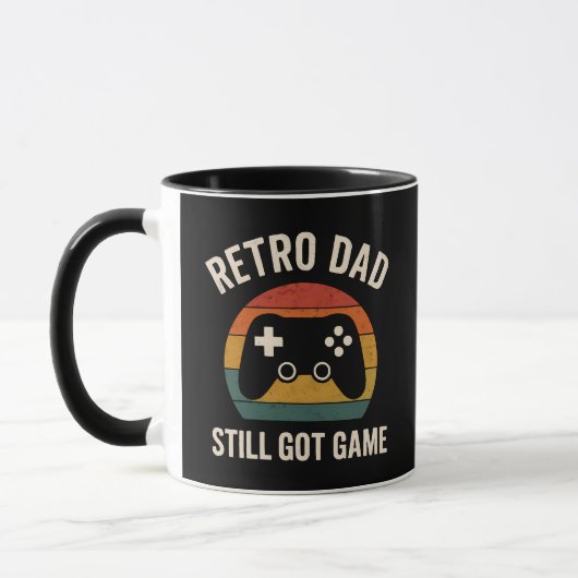 Retro Vater Gaming Design - Noch Got Spiel Tasse (Links)