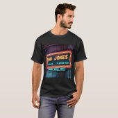 Retro Vater Jokes Laden Design T-Shirt (Vorne ganz)