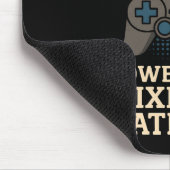 Retro Vater Pixel Gamer Design Mousepad (Ecke)