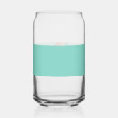 Retro Vater Tasse, aquamarin blau mit Streifen Vat Dosenglas (Rückseite)