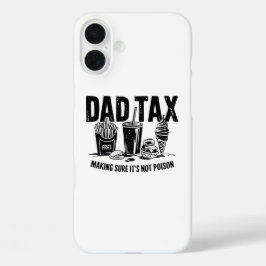 Retro Vater Tax Not Imbiss Art iPhone 16 Plus Hülle