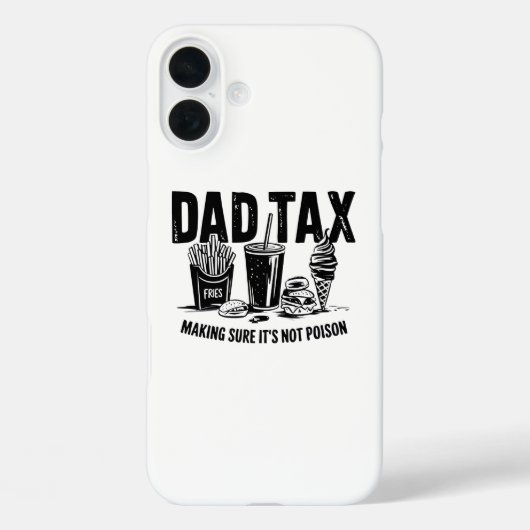 Retro Vater Tax Not Imbiss Art Case-Mate iPhone Hülle (Rückseite)