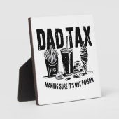 Retro Vater Tax Not Imbiss Art Fotoplatte (Vorderseite)