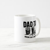 Retro Vater Tax Not Imbiss Art Kaffeetasse (VorderseiteRechts)