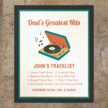 Retro Vatertag "Dads größte Hits" individuell