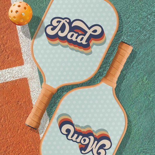 Retro Vatertag Sport Pickleball Schläger
