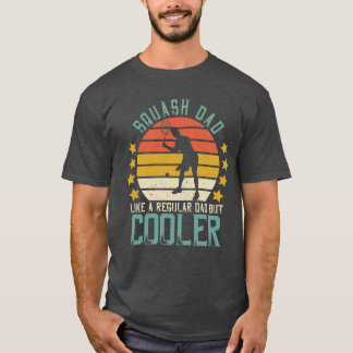 Retro Vatertag Squash Dad wie ein normaler Dad Bu T-Shirt
