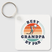 Retro Vathage Opa Golf Lover Custom Schlüsselanhänger (Vorderseite)