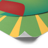 Retro-Vector-Schüssel Poster (Ecke)