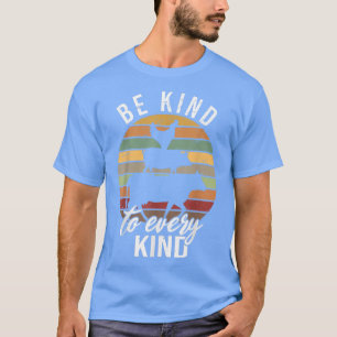 Retro Vegan zu jeder Art von Vegetarier freundlich T-Shirt