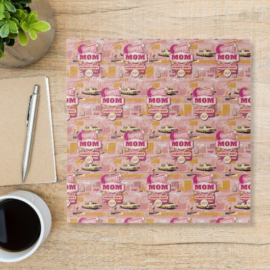 Retro Vegas Style Super Mama der 70er Jahre immer  Puzzle