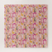 Retro Vegas Style Super Mama der 70er Jahre immer  Puzzle (Horizontal)