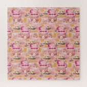 Retro Vegas Style Super Mama der 70er Jahre immer Puzzle (Vertikal)