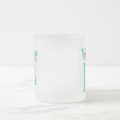 Retro Veggie-Diva Mattglastasse (Mittel)