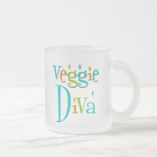 Retro Veggie-Diva Mattglastasse