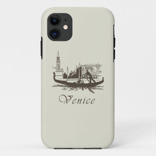 Retro Venedig Case-Mate iPhone Hülle (Rückseite)
