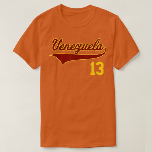 Retro Venezuela Baseball Vinotto Beisbol 13 T-Shirt (Design vorne)