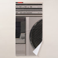 Retro veraltete tragbare Stereo-Radio-Reco