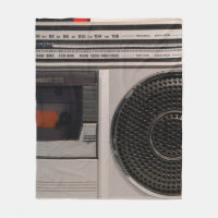 Retro veraltete tragbare Stereo-Radio-Reco