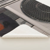 Retro veraltete tragbare Stereo-Radio-Reco Sherpadecke (3/4)