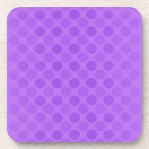 Retro verblasste lila Kreismuster Getränkeuntersetzer