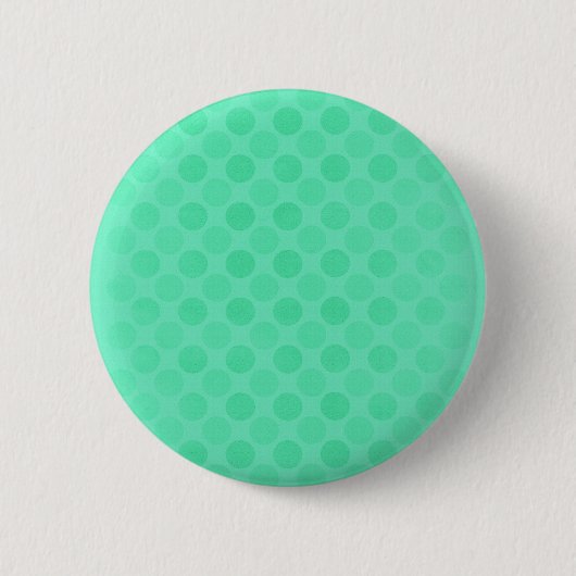Retro verblasstes Muster aus grünen Kreisen Button (Vorderseite)
