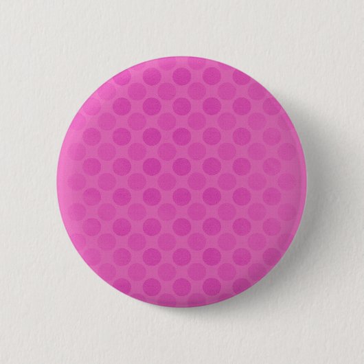 Retro verblasstes rosa Kreismuster Button (Vorderseite)