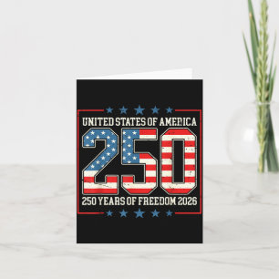Retro Vereinigte Staaten von Amerika 250 Amerika v Karte