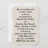 Retro-Verlobung Einladung (Rückseite)