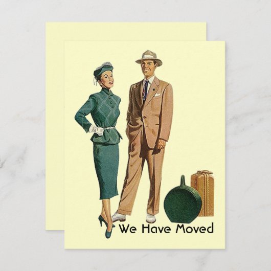 Retro verpackt Wir haben die Ankündigung "Bewegung (Vorne/Hinten)