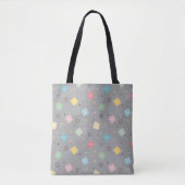 Retro-verschachtelte Atomstars Tasche (Vorderseite)