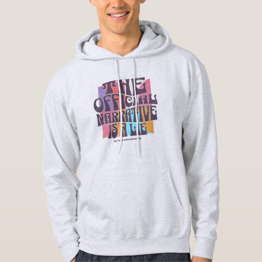 Retro-Verschwörungstheorie Hoodie (Vorderseite)
