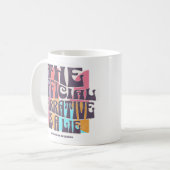 Retro-Verschwörungstheorie Kaffeetasse (Vorderseite Links)