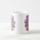 Retro-Verschwörungstheorie Kaffeetasse (Mittel)