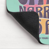Retro-Verschwörungstheorie Mousepad (Ecke)