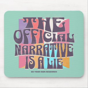 Retro-Verschwörungstheorie Mousepad