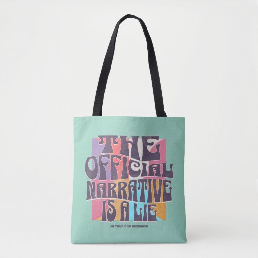 Retro-Verschwörungstheorie Tasche (Vorderseite)