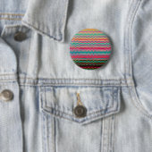 Retro verzerrtes Linienmuster Button (Beispiel)