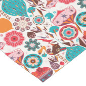 Retro Verzierung Kurzer Tischläufer (Ecke)