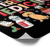 Retro Veterinary Medicine Vet Tech Cat Dog Lover C Poster (Ecke)