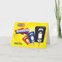 Retro-VHS-Eis-Pop-Verpackungsparodie
