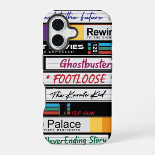 Retro-VHS-Filmdesign iPhone 16 Hülle